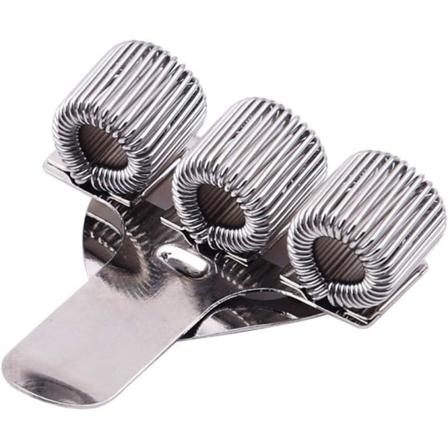 Premium metall trehulls pennholder med lommeklips for notisblokk