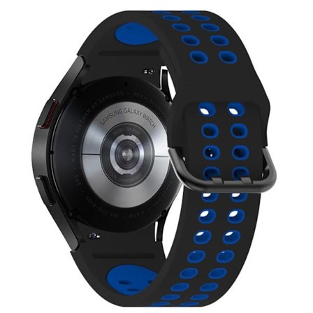 Samsung Galaxy Watch 5 (44mm) / (40mm) / Pro dubbelfärgat klockarmband i silikon - Svart / Blå