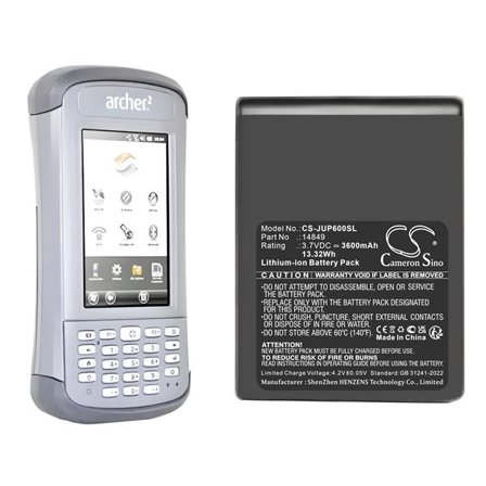 Batteri til test, undersøgelse, udstyr til Juniper Archer, Archer 2, Archer Field PC og andre