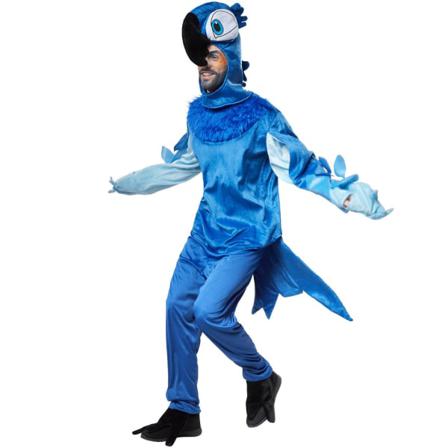 Tectake Präktig Blå Ara Blue L