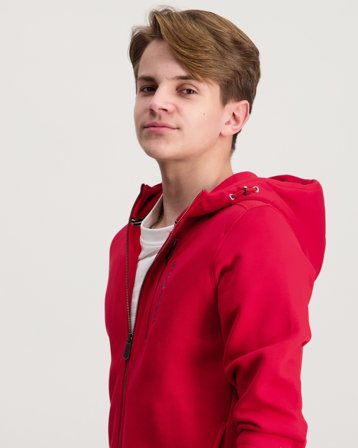 Sail Racing JR BOWMAN ZIP HOOD Czerwony Bluzy z kapturem Chłopiec - Kids Brand Store