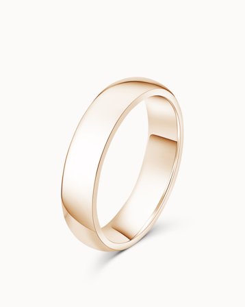 Slät Ring Herr Jacob 18K Roséguld - Förlovningsringar & Vigselringar hos Vanbruun