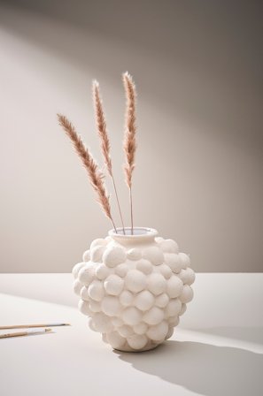 Jotex - Vase Hvit - BLUSH - Kjøp Vaser hos Jotex