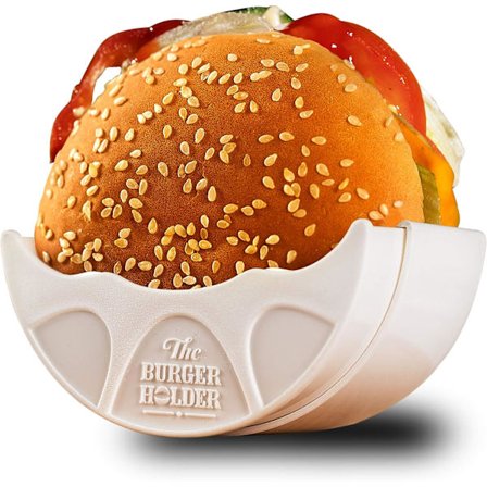 Alkuperäinen hampurilaisteline - Zero Waste -hampurilaiskääre - Ekologiset keittiötarvikkeet - Uudelleenkäytettävä ruokapakkaus - Upea lahja miehille 