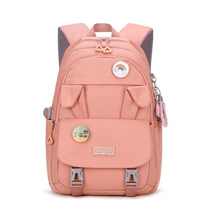 Skole tasker kompatible piger, rygsæk damer vandtæt (sort)