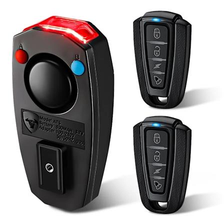 Awapow Cykellys Tyverialarm Trådløs Vandafvisende Automatisk Bremsesensor Fjernbetjening USB Cykel Baglygte Horn Lampe Alarm B