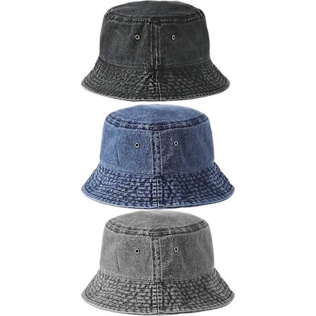 3 stk. denim bucket hats Unisex solhat Bredskygget fiskerhat til mænd kvinder teenagere udendørs