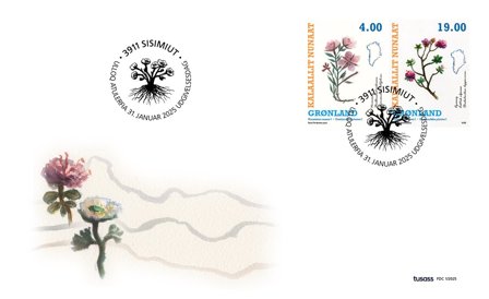 Grønland - Grønlandske planter I - Førstedagskuvert