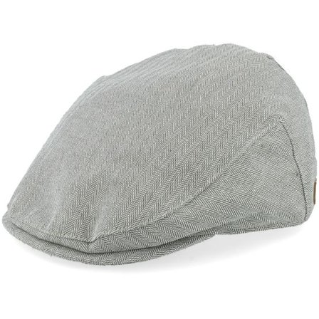 Barts - Grå flatcap Keps - Jarvis Cap Army Flat Cap @ Hatstore