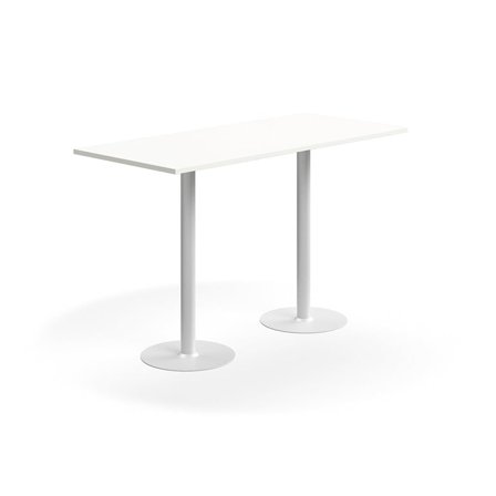 Bar table VERTICUS, 1800x800x1100 mm, white