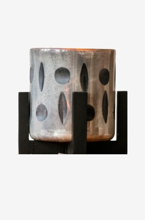 Zelected by Houze - Lysestage Deseo - Grå - Lysestager & lanterner - Fra Homeroom