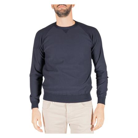 Mauro Grifoni Grifoni shirt light sweatshirt , Blauw , Heren , Maat: S