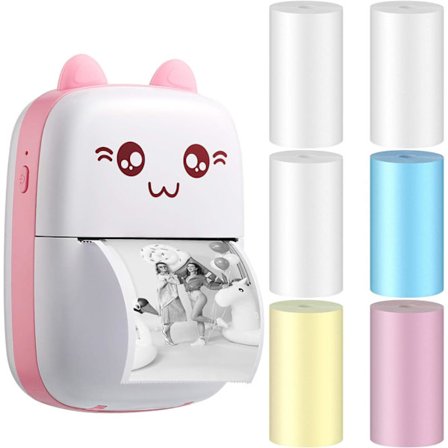 Mordely Mini Thermal Photo Printer Pocket Bärbar skrivare