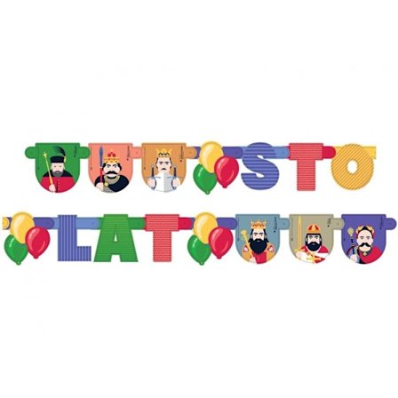 Party Royal Kings Sto Lat pappersskylt 160 cm