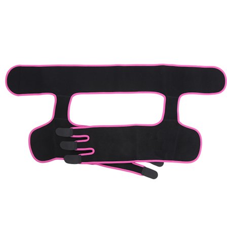 3 in 1 Nostava Lantiovyö Jooga Juoksu Muotoileva Ohut Reisi Vyötärö Trainer Fitness Vyö Ruusunpunainen L