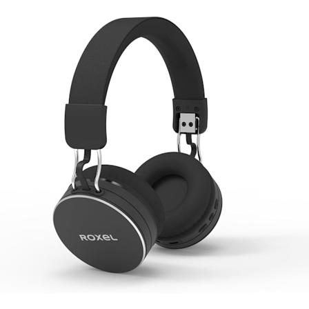 Trådlösa hörlurar med mikrofon – stereoljud, handsfree-samtal, hopfällbar lätt design, 18 timmars batteritid, 10 m trådlöst avstånd