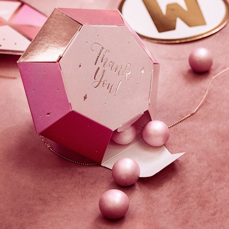 Bursdagsbokser Diamanter