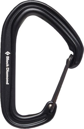 Black Diamond Hotwire Carabiner Black - Karabiner og Quickdraws