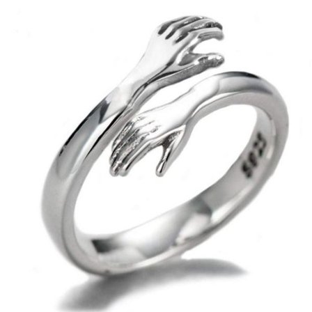 Justerbar kramring i 925 sterling silver