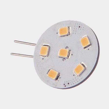 LED-lamp NauticLED, 10 - 35 V, 1 W, Ø24 mm, G4 (zijpinnen), met warm wit licht, 1-pack