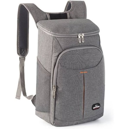 Køletaske køletaske Picnic Rygsæk Isoleret Stor Vandtæt Kølerygsæk 25L Lækagesikker picnic taske (Grå)