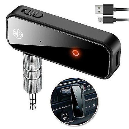 Bluetooth-lähettimet USB langaton Bluetooth 5.0 -lähetin-vastaanotin 2-in-1 äänisovitin matkapuhelin