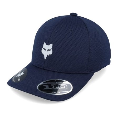 Fox - Blå adjustable Keps - Kids Lithotype Midnight 110 Adjustable @ Hatstore