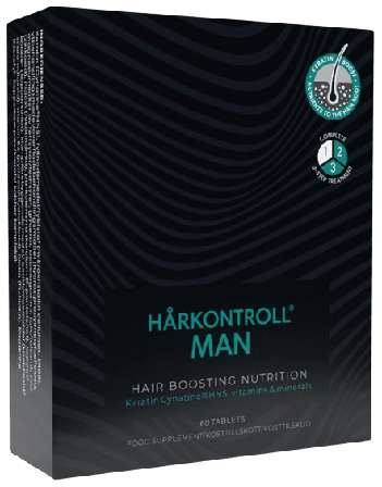 Hårkontroll Man Hair Boosting Nutrition tabletter 60 stk