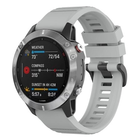 Garmin Epix / Fenix 7 klockarmband i silikon - Grå