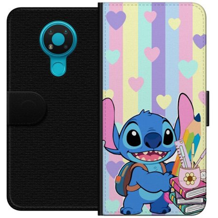 Yhteensopiva Lompakkokotelo Nokia 3.4 BMW M4 neonlime-driftityyli graffitilla ja kaupunkikaturata-tunnelmalla