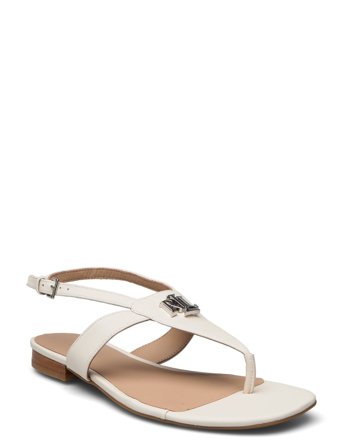 Lauren Ralph Lauren Everley Nappa Leather Sandal - White - 37