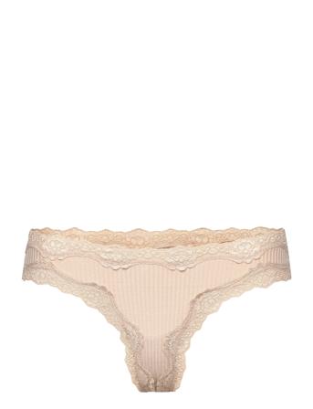 Silk Brasilian W/ Lace Beige Rosemunde