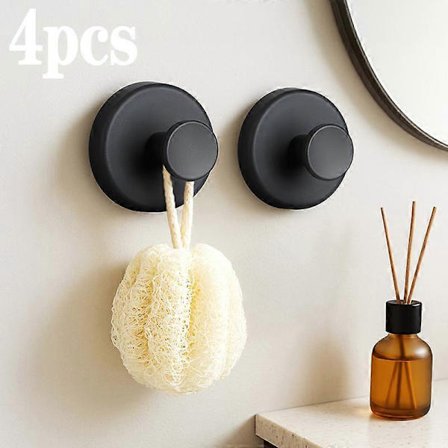 Imukuppikoukku Vahva tyhjiö Kylpyhuoneen imukuppikoukut Vedenpitävä pyyheteline PP Uudelleenkäytettävä seinäripustin kylpytakin ripustamiseen