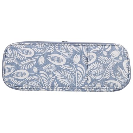 Virkkuukoukku Laukku Oxford-kangas Pitkä Puikko Neula Ompelutyökalujen Säilytys Neulontatarvikkeet Kotelo Harmaa