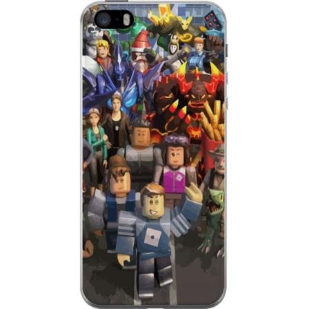 Apple iPhone SE (2016) Läpinäkyvä kuori Roblox