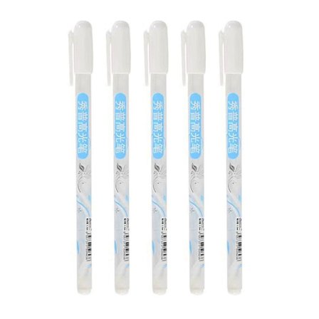 5 Stk 0,8 mm Hvid Pen Sketch Fine Liner Pen Superior High Light