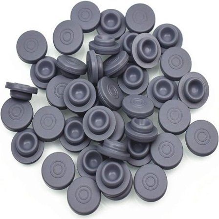 100 st Självläkande injektionsportar Gummiproppar Flaska