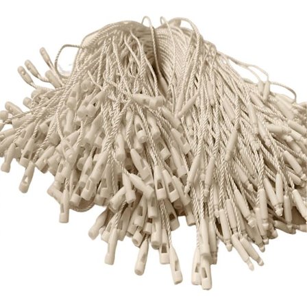 100 stk. Hang Tag-snore, fast rivebestandige tøjmærkesnore med fastgørelseskrog til daglig brug mengxi