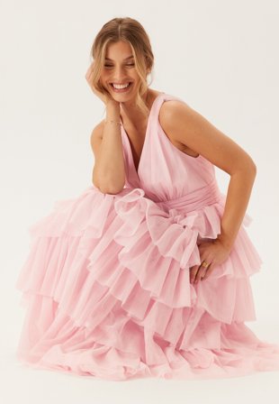 Bubbleroom Occasion-Tulle Frill Gown-44