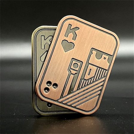 Click Clicker Poker Slider Push Card Hand Fidget Decompression EDC Toy Gift