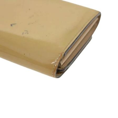 Louis Vuitton Vintage, Pre-owned Leather Wallet Beige, Dames, Maat:ONE Size