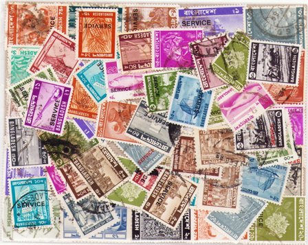 Bangladesh - 60 forskellige - Stemplet