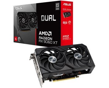 Dual Radeon RX9060XT 8G - Fyndvara - ASUS Dual Radeon RX 9060 XT 8G