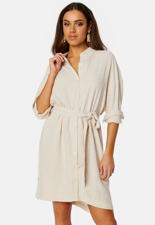 SELECTED Viva-Tonia Long Linen Shirt Klær