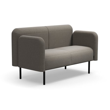 Sofa VARIETY, 2-Sitzer, Stoff Pod CS, taupe