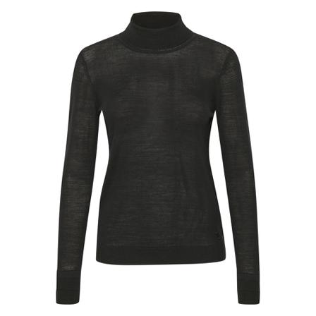 InWear, Nora Rollneck Pullover Zwart, Dames, Maat:XS