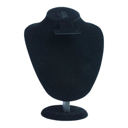 Elegant Smykkeudstillingsmannequin, Kædeorganisator, Fløjl Halskæde Display til Kvinder Hylder Showcase Hjemmepræsentation