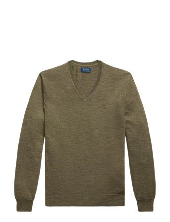 Polo Ralph Lauren | Slim Fit Washable Wool V-Neck Sweater | S