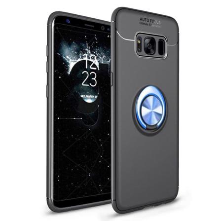 Ringo Samsung Galaxy S8 cover - Sort / Blå Blue