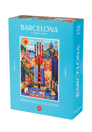 Ohlsson & Lohaven Pussel Barcelona, 1000 bitar Unisex #74CCC7 ONESIZE